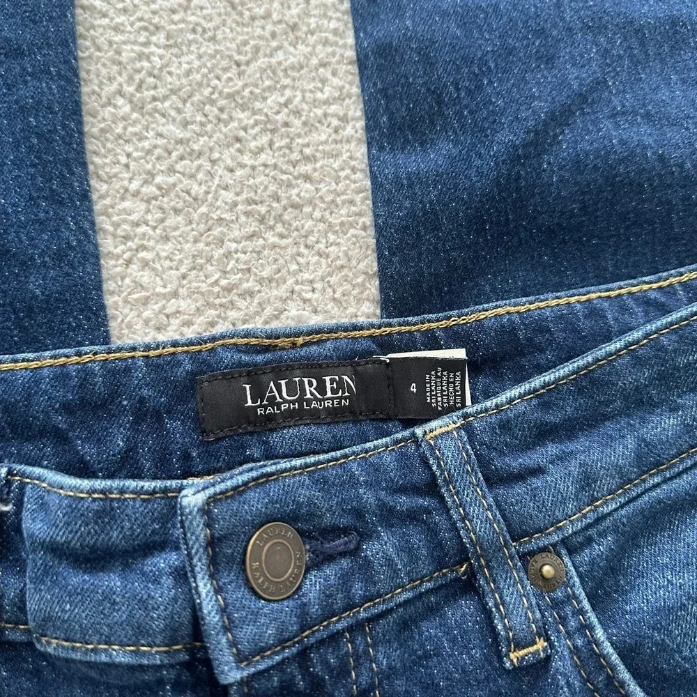 Ralph Lauren Women's Deavie Full Length Straight Leg Jeans size 4